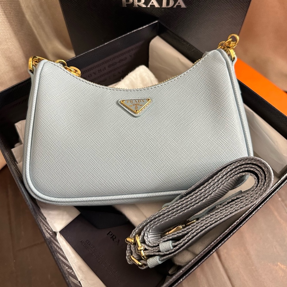 Prada Re-edition 2005 Saffiano Leather Bag size Mini